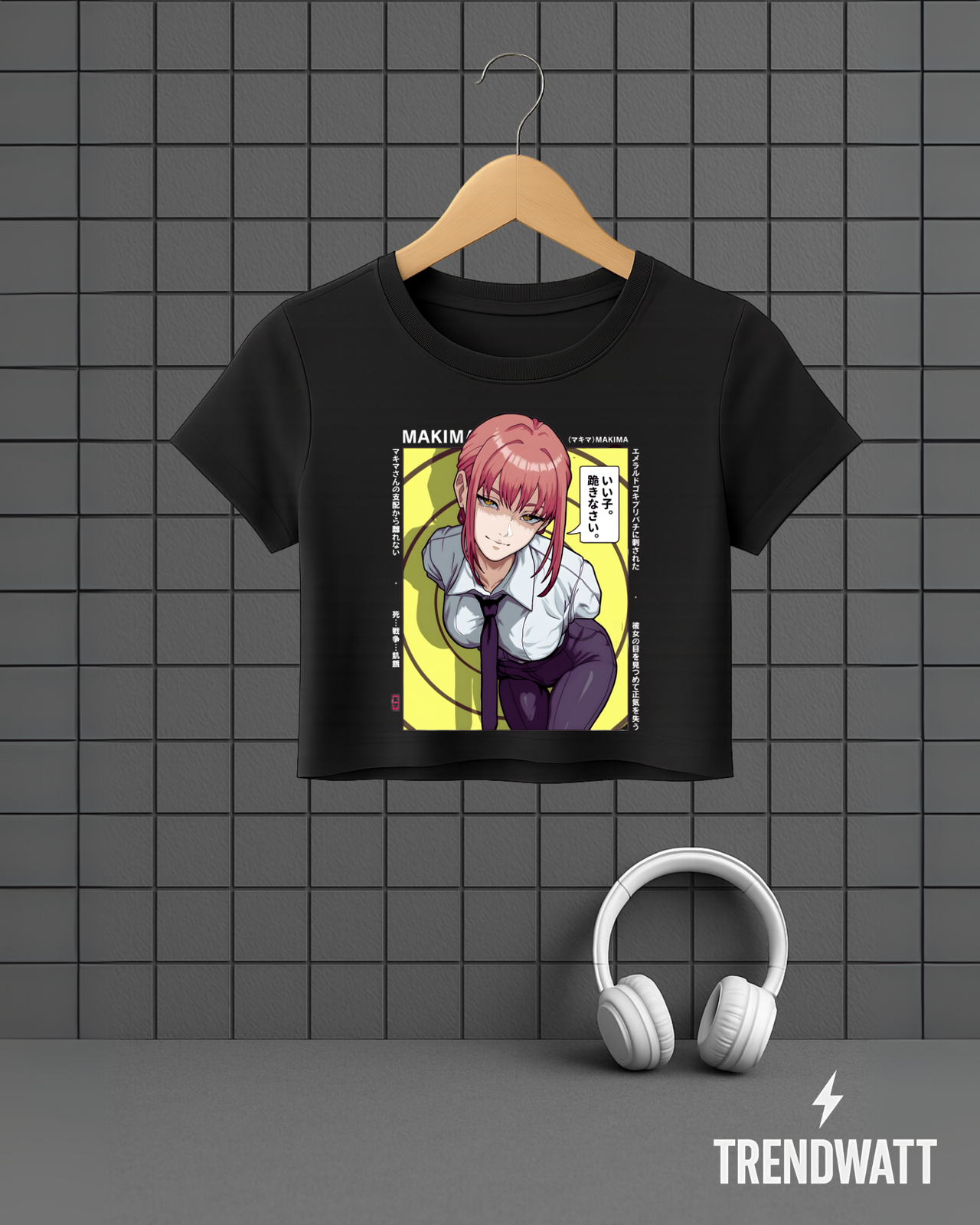 Makima | Chainsaw Man Anime Crop Top