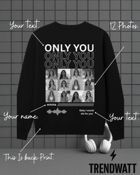 Thumbnail for Custom 12 Photos & Text | Personalized Sweatshirt