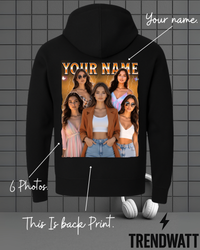 Thumbnail for Custom Name & 6 Photos | Personalized Memory Hoodie