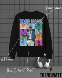 Thumbnail for Custom Name & 6 Photos | Personalized Sweatshirt