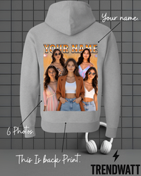 Thumbnail for Custom Name & 6 Photos | Personalized Memory Hoodie