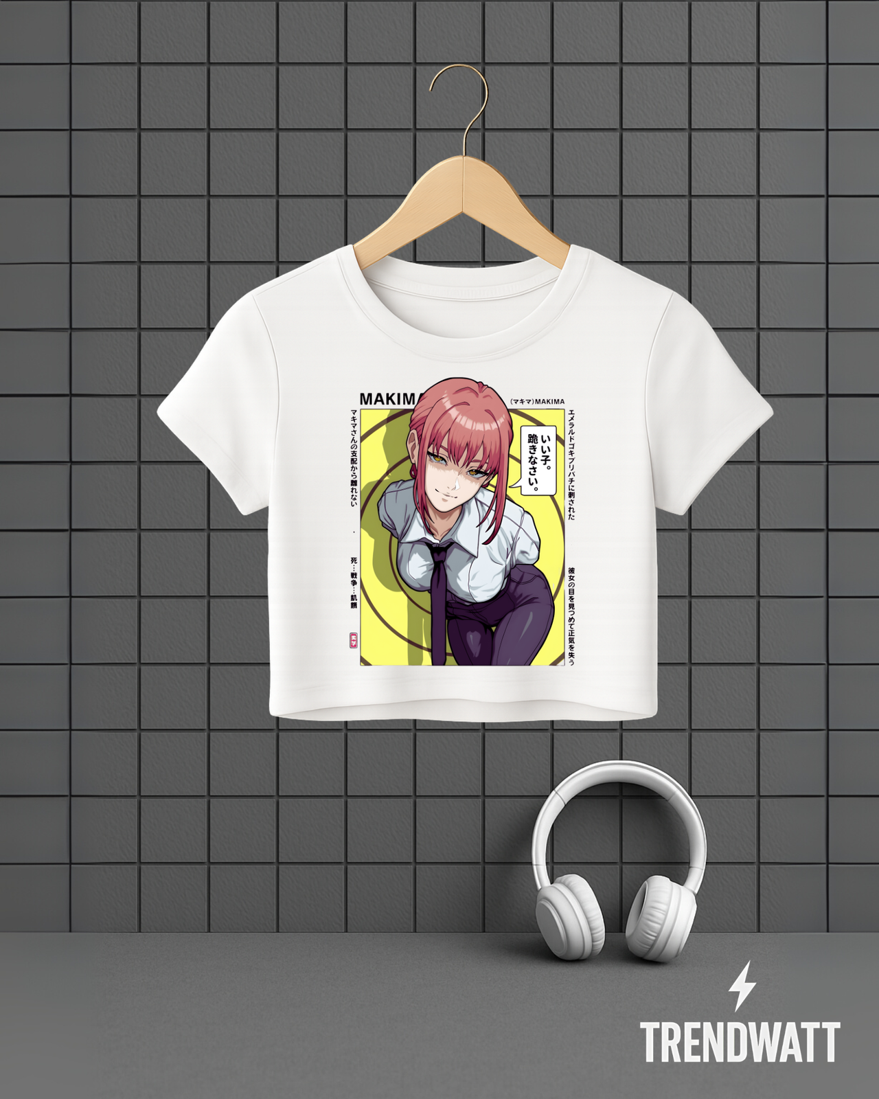 Makima | Chainsaw Man Anime Crop Top