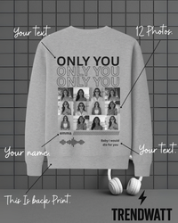 Thumbnail for Custom 12 Photos & Text | Personalized Sweatshirt