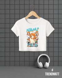 Thumbnail for Nami | One Piece Anime Crop Top