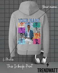 Thumbnail for Custom Name & 6 Photos | Personalized Hoodie