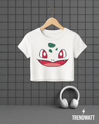 Thumbnail for Bulbasaur | Cute Pokémon Crop Top