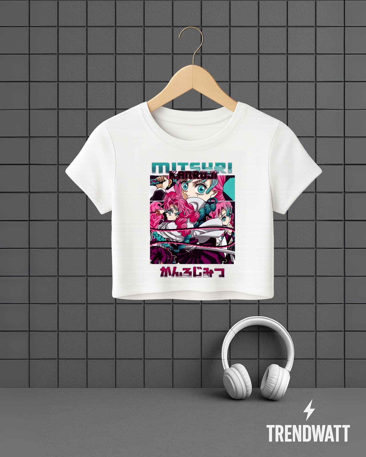 Mitsuri Kanroji | Demon Slayer Anime Crop Top