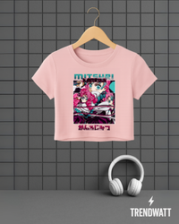 Thumbnail for Mitsuri Kanroji | Demon Slayer Anime Crop Top