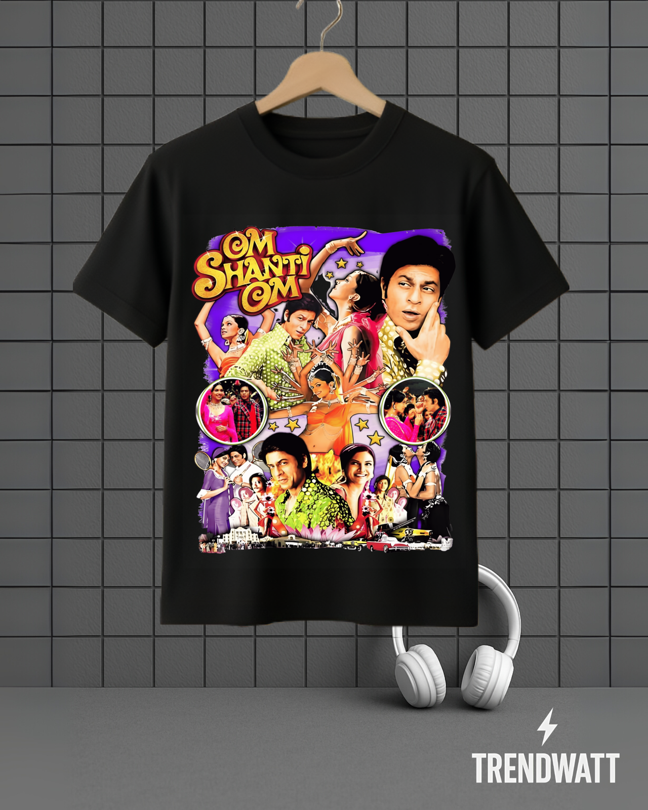 Om Shanti Om | Retro Bollywood Tribute T-Shirt