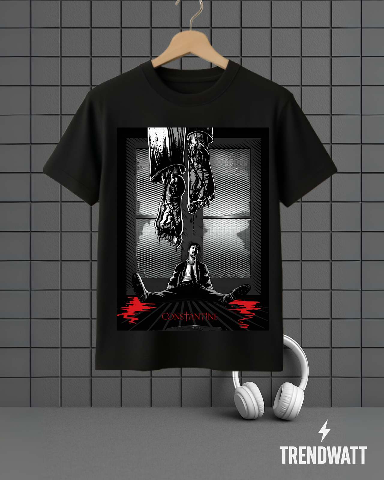 Constantine | Demon Hunter Aesthetic Graphic T-Shirt