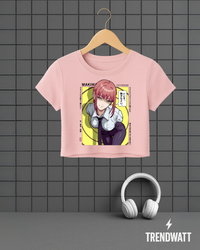 Thumbnail for Makima | Chainsaw Man Anime Crop Top