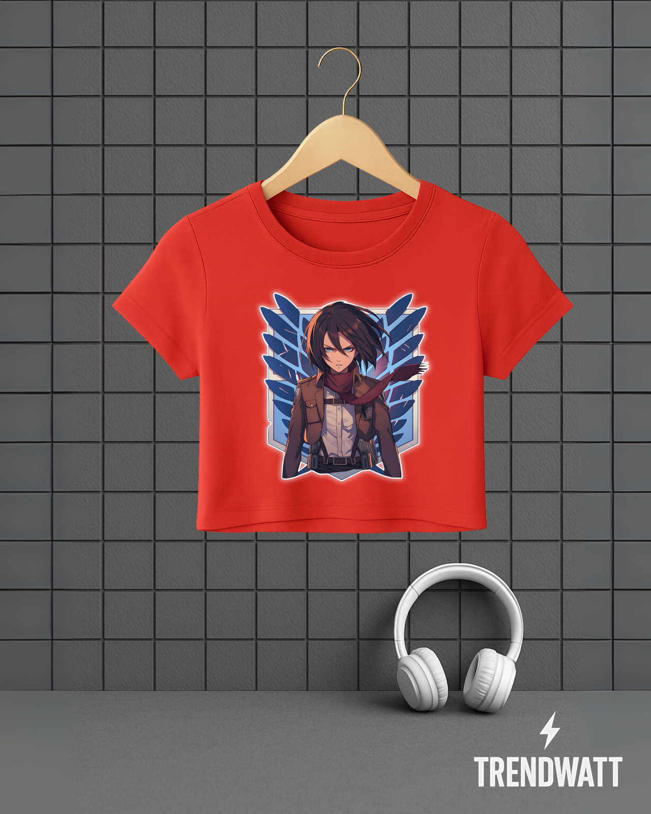 Mikasa Ackerman | Fierce Attack on Titan Crop Top