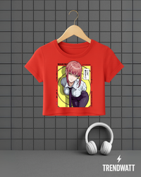 Thumbnail for Makima | Chainsaw Man Anime Crop Top