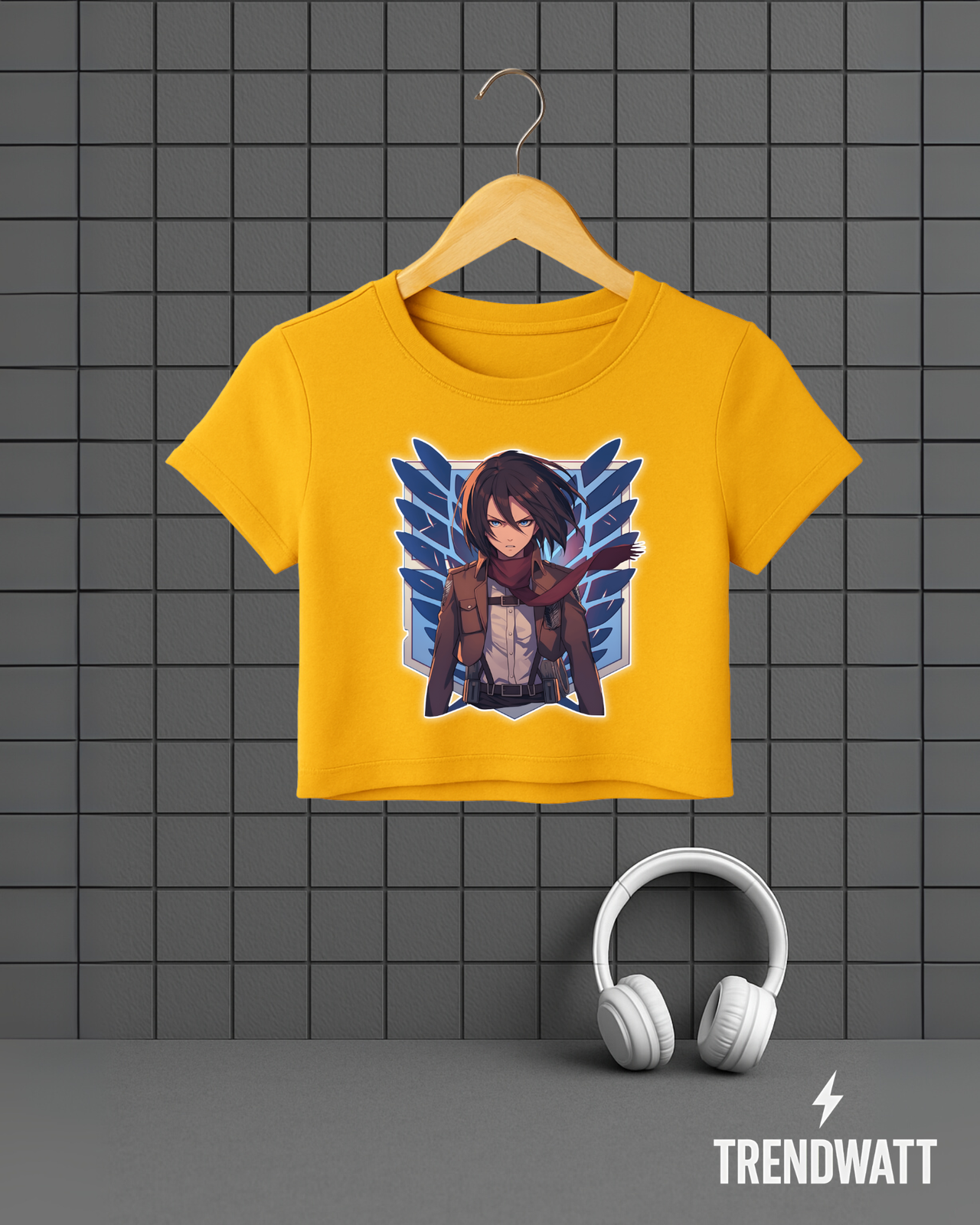 Mikasa Ackerman | Fierce Attack on Titan Crop Top