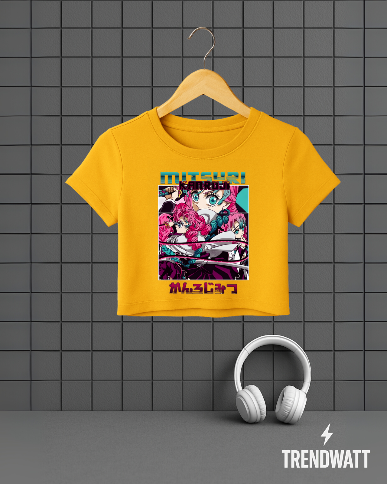 Mitsuri Kanroji | Demon Slayer Anime Crop Top